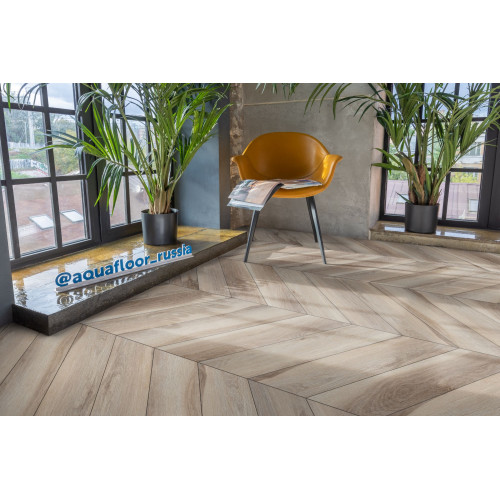 Кварц виниловый ламинат Aquafloor Parquet Chevron Glue AF2551PGCh