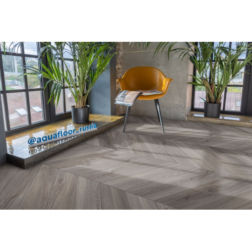 Кварц виниловый ламинат Aquafloor Parquet Chevron Glue AF2553PGCh