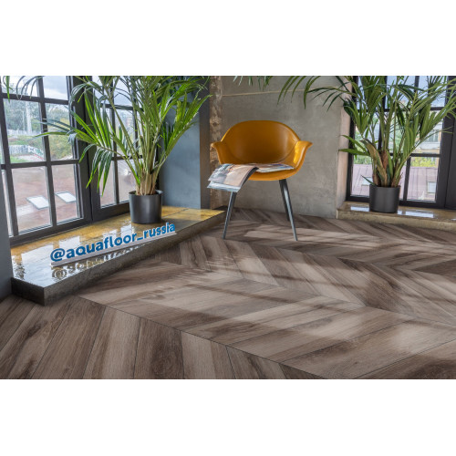 Кварц виниловый ламинат Aquafloor Parquet Chevron Glue AF2554PGCh